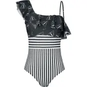 Harry Potter Baddräkt - Deathly Hallows - M - för Dam - flerfärgad