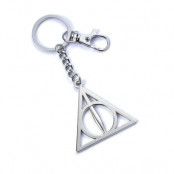 Harry Potter - Deathly Hallows - Silver plated keychain