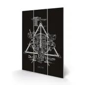 Harry Potter - Deathly Hallows - Wood Print 20X29.5