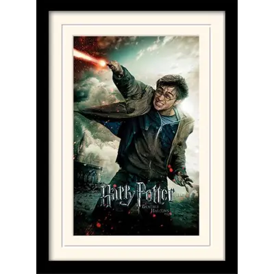 Harry Potter - Mounted & Framed 30X40 Print - Deathly Hallows Wand