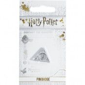 Harry Potter Pin - Deathly Hallows - för  silverfärgad