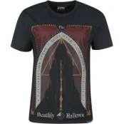 Harry Potter T-shirt - Deathly Hallows - S XXL - för Dam - svart