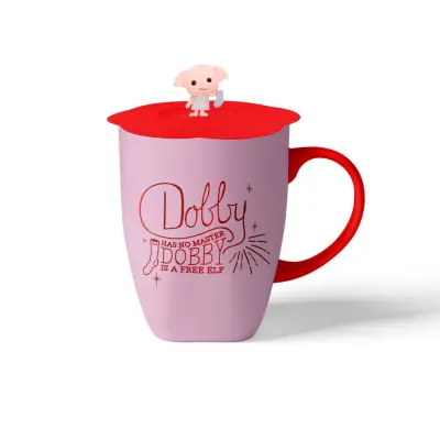 Harry Potter - Dobby - Mug 350ml + Silicon Lid With 3D Figure