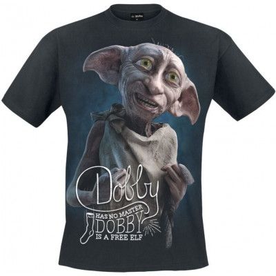 Harry Potter T-shirt - Dobby - S 4XL - för Herr - svart