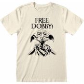 Harry Potter T-shirt - Free Dobby - L XXL - för Herr - creme