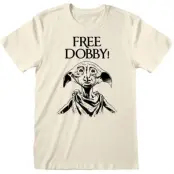 Harry Potter T-shirt - Free Dobby - S L - för Herr - creme