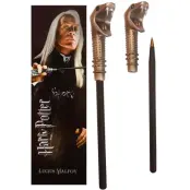 Harry Potter Lucius Malfoy wand pend and bookmark