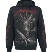 Spiral - Gothic Luvtröja - Majestic Draco - S XXL - för Herr - svart