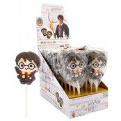 18 St Harry Potter Marshmallow Pop med Jordgubbssmak Blandad Design - Hel Kartong