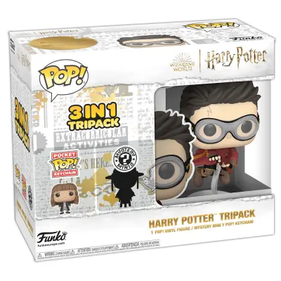 Harry Potter Funko Tripack POP + Mystery Mini + Keychain
