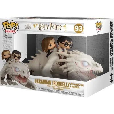 Harry Potter - Harry, Hermine & Ron Riding Gringotts Dragon (Pop! Rides Super Deluxe) Vinyl Figur 93 - Funko Pop! - Funko Shop Europe