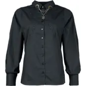 Harry Potter Blus - Dark Academia Nocturnal Stroll with Magic - S XXL - för Dam - svart