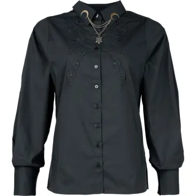 Harry Potter Blus - Dark Academia Nocturnal Stroll with Magic - S XXL - för Dam - svart