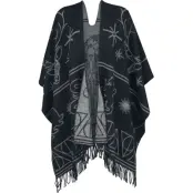 Harry Potter Cardigan - Forbidden Forest - Phoenix - one size - för Dam - svart/grå