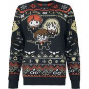 Harry Potter Christmas jumper - Chibi - L XL - för Dam - flerfärgad