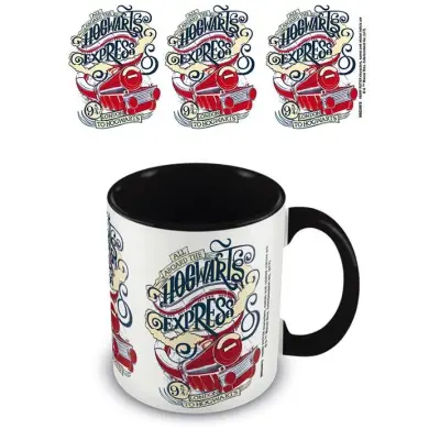 Harry Potter Coloured InnerHogwarts Express Black Mug