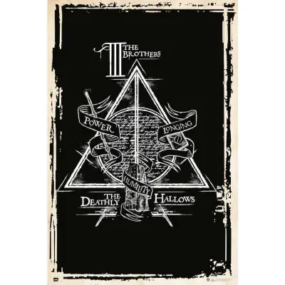 Harry Potter - Deadly Hallows Symbol - Poster 61X91Cm