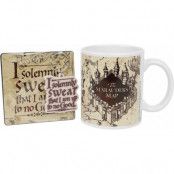 Harry Potter Fan-paket - Marauder's Map - presentset - för  flerfärgad