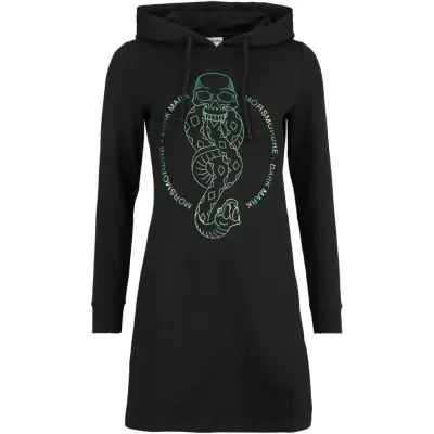 Harry Potter Halvlång klänning - Dark Mark - S L - för Dam - svart