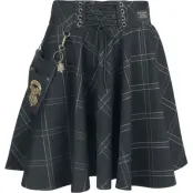 Harry Potter Kort kjol - Dark Academia Nocturnal Stroll with Magic - S XXL - för Dam - flerfärgad