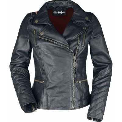 Harry Potter Läderjacka - Phoenix - M - för Dam - svart