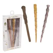 Harry Potter - Letter - Set Of 3 Magic Wand Ballpoint Pens
