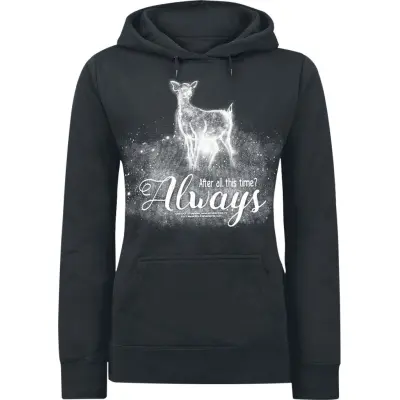 Harry Potter Luvtröja - Always - XS XXL - för Dam - svart