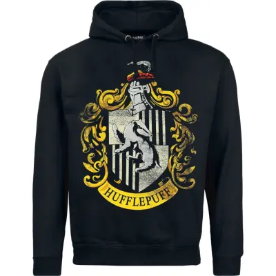 Harry Potter Luvtröja - Huffelpuff - S XXL - för Herr - svart