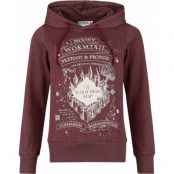 Harry Potter Luvtröja - Marauder's Map - S 3XL - för Dam - bordeaux