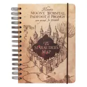Harry Potter Marauders Map A5 notebook