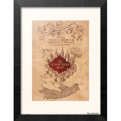 Harry Potter - Marauder's Map - Collector Print '30X40Cm'