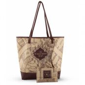 Harry Potter - Marauder's Map Shopping Bag & Pouch