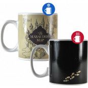 Harry Potter Mugg - Marauder's Map - Heat-Change Mug - för  svart