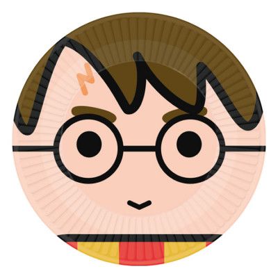 Harry Potter Papperstallrik 23cm 8-pack