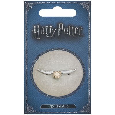Harry Potter Pin - Golden Snitch - för  silverfärgad