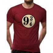 Harry Potter - Platform 9 3/4 T-Shirt Red