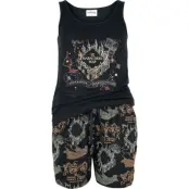 Harry Potter Pyjamas - Marauder's map - S XXL - för Dam - svart