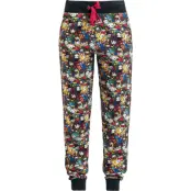 Harry Potter Pyjamasbyxor - Chibi Allover - S - för Dam - flerfärgad