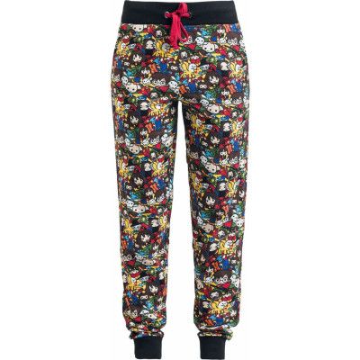 Harry Potter Pyjamasbyxor - Chibi Allover - S - för Dam - flerfärgad