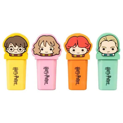 Harry Potter Set of 4 Highlighters with Topper