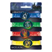 Harry Potter Silikonarmband - 4-pack