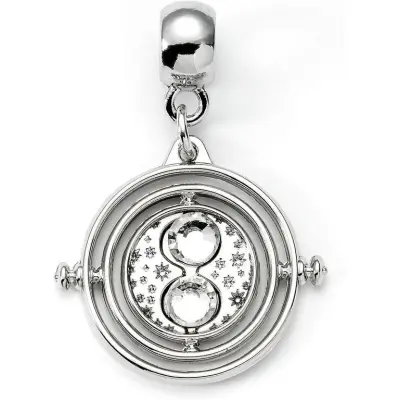 Harry Potter Smycke - Zeitumkehrer Slider Charm - för Dam - silverfärgad