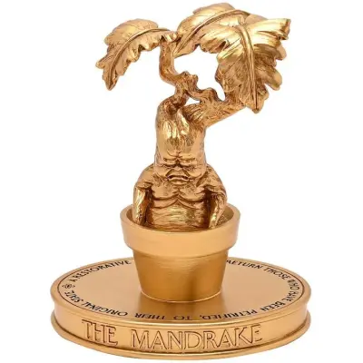 Harry Potter Staty - Mandrake - för  guldfärgad