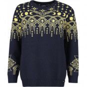 Harry Potter Stickad jumper - Star - M XL - för Dam - mörkblå