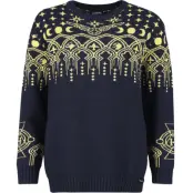 Harry Potter Stickad jumper - Star - M XL - för Dam - mörkblå