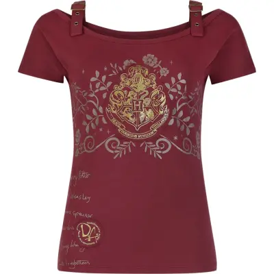 Harry Potter T-shirt - DA Grunge Collection - Sign Up For the DA - S XXL - för Dam - mörkröd