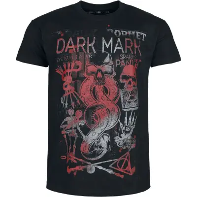 Harry Potter T-shirt - Dark Mark - S XXL - för Herr - svart