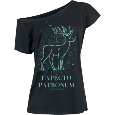 Harry Potter T-shirt - Expecto Patronum - M XL - för Dam - svart