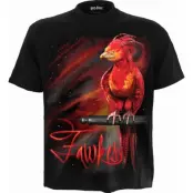 Harry Potter T-shirt - Fawkes - S 4XL - för Herr - svart