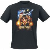 Harry Potter T-shirt - Let The Magic Begin - S 4XL - för Herr - svart